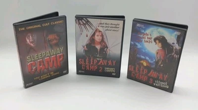 Sleepaway Camp 1,2,3, Unhappy Campers Teenage Wasteland Legacy DVD 2003 - Image 1 of 4