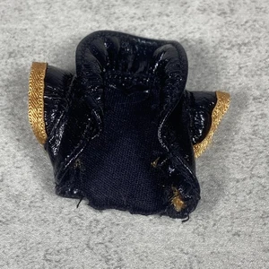 Monster High Robecca Steam Punk Primera Ola Firma Negro Chaleco Chaqueta Borde Dorado - Imagen 1 de 4