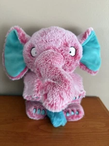 Joyhound Rare Plush Pink Elephant Extra Squishy Crinkle Ears Squeaker VGC - Picture 1 of 5