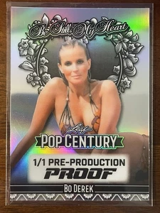 2025 Leaf Pop Century 1/1 Pre-Production Proof Bo Derek Be Still My Heart - Picture 1 of 3