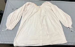 CAMICIA unisex adulto 16° - XVII secolo, repro full body cotone con cravatte - TG. LARGE - Foto 1 di 17