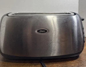 Tostadora Oster Sunbeam Ranura Larga 4 Rebanadas Acero Inoxidable Probada FUNCIONA PERFECTAMENTE - Imagen 1 de 6