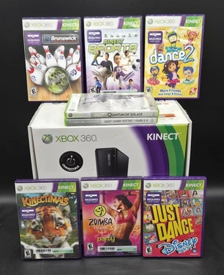 Paquete Kinect Xbox 360 con 9 juegos Foto 1 de 4
