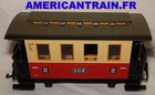 Voiture voyageurs 2eme classe rouge crème 3011 échelle G LGB