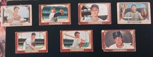 1955 Bowman Baseball 6 Card Lot ~ Poor - Picture 1 of 2