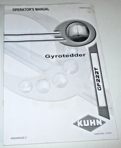 *Kuhn GF222T Gyrotedder Tedder Operators Owners Maintenance Manual ORIGINAL 7-12 - Picture 1 of 5