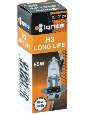 Ignite H3 Halogen Globe 12V 55W fits Proton Persona 1.3 C9 313i (IGL2120) - image 1 of 4