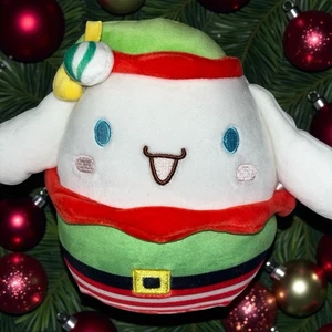 Sanrio Squishmallows Cinnamoroll Elf - Christmas Toy Gift Hello Kitty & Friends - Picture 1 of 10