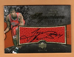 Upper Deck Signature Shots Tyrus Thomas 2007 - Bulls automático 08/10, ¡casi como nuevo! - Imagen 1 de 2