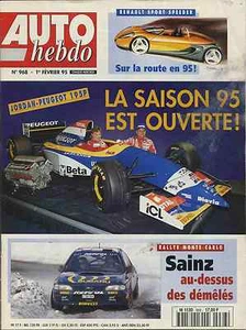 AUTO HEBDO n°968 du 1er Février 1995 REANULT SPIDER FIAT BARCHETTA FERRARI 355 - Imagen 1 de 1