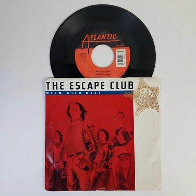 The Escape Club "Wild Wild West" 45 Tested VG+ "We Can Run" Picture Sleeve Worn - Image 1 of 4