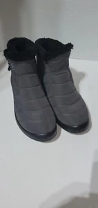 BJ Women's Winter Snow Boots Waterproof Fur-Lined Zip Walking Shoes Warm Ankle. - Picture 1 of 9