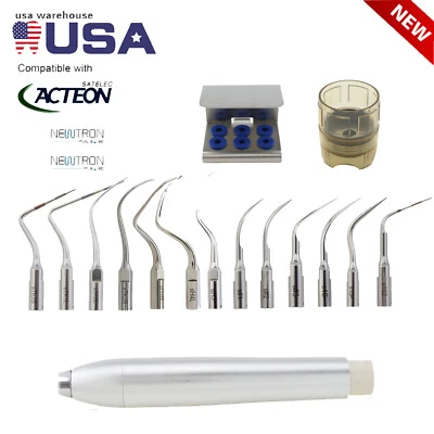 Fit Satelec ACTEON Newtron peça de mão pontas dental ultrassônico piezo scaler dimensionamento - Imagem 1 de 4