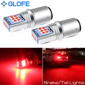 GLOFE 1157 LED rojo vivo súper brillante luz de freno cola de freno bombilla bombilla bombilla - Imagen 1 de 7