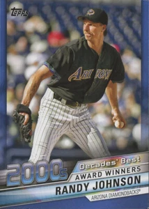 RANDY JOHNSON 2020 Topps Series 2 DECADES' BEST BLUE PARALLEL DB-87 - Picture 1 of 1