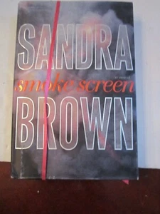 2008 SMOKE SCREEN BOOK BY SANDRA BROWN AUTOGRAPHED/SIGNED - Foto 1 di 3