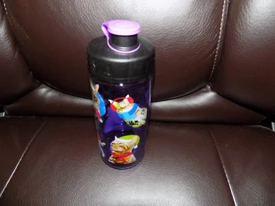 Cool Gear Christmas Cats Purple Water Bottle BPA Free 16oz   NEW  - Image 1 of 3