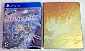 Final Fantasy XV Deluxe Edition & Type-0 Collector's Complete PS4 Steelbook Lot - Picture 1 of 5