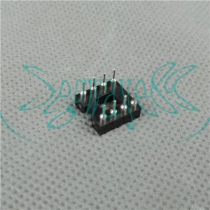 5 Stück Rundloch 8 Pin Rastermaß 2,54 mm DIP IC Buchsen Adapter - Bild 1 von 1