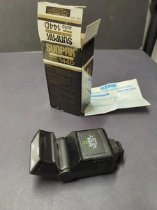 Vintage Sunpak Multi Dedicated Thyrisor 144D Auto Camera Flash - Picture 1 of 6