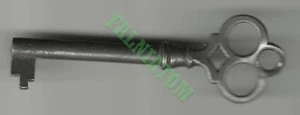 Llave esqueleto barril hueco vintage - aproximadamente 3" de largo - Imagen 1 de 1