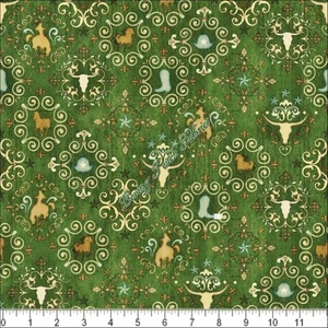 QT "UNBRIDLED" 24694-G WESTERN SOUTHWEST FABRIC (SELECT SIZE) - Picture 1 of 1