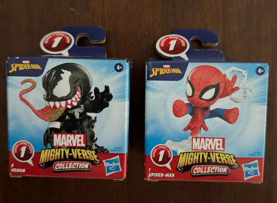 2024 Hasbro Spider-man Marvel Mighty-Verse Venom Mini Action Figure Series 1
