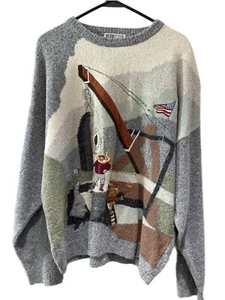 Mimi Spirit Mens Est. XL Golf Tournament Sweater Vintage READ - Picture 1 of 8