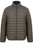 Tokyo Laundry Puffer Jacket Mens Quilted Puffa Coat Funnel Neck Padded Winter