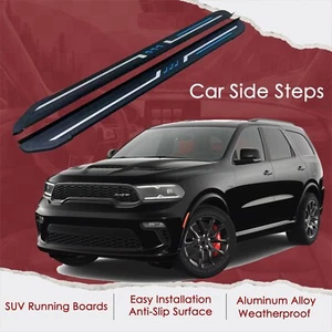 Estriberas laterales de 2 piezas para Dodge Durango 2018-2024 barras Nerf laterales - Imagen 1 de 6