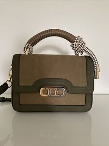 EUC Marc Jacobs J Link Khaki Green Leather Two Tone Bag AU$920