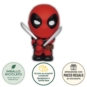 Deadpool Figural Bank Salvadanaio Ufficiale Monogram Marvel Statua PVC - Imagen 1 de 2