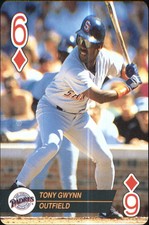 1993 U.S. Playing Cards Aces #6D Tony Gwynn 