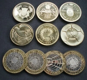 Moneda de dos libras Royal Mint a prueba £2 1986 - 2022 elige tu moneda - Imagen 1 de 5
