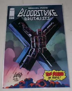 Bloodstrike Brutalists #24 Rob Liefeld Pouch variante non letta immagine 2018 RARO HTF - Foto 1 di 1