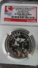 2015 Canada 1/2oz Silver COIN $10 WOMENS FIFA Cup  CELEBRATION NGC PF70