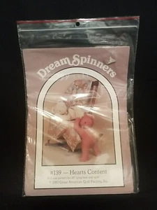 1987 Dream Spinners by Great American Quilt Factory, Inc. "Hearts Content" #139 - Picture 1 of 2
