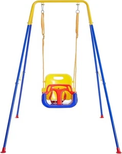 Babyschaukel mit Gestell FUNLIO 3-in-1 mit 4 Sandsäcken - Bild 1 von 6