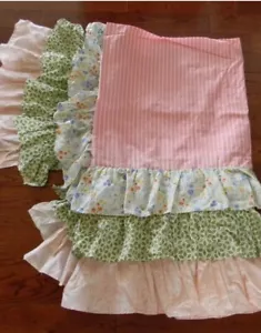 Matilda Jane Adventure Begins Rows Of Ruffles Girl's Twin Bedskirt 100% Cotton - Picture 1 of 10