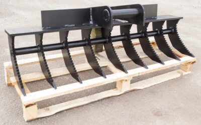 Roderechen, Wurzelrechen, Baggerharke Größen von 30-150 cm 20mm Stahl - Bild 1 von 3