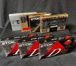 TDK D90 Nastri cassetta audio alta uscita 90 minuti Iec1/tipo 1 Qtà 7 nuovi - Foto 1 di 13