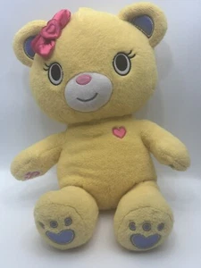 Build A Bear Workshop Kawaii Kanu Bearnice gelbe Herzpfoten Stofftier Bär Spielzeug - Bild 1 von 2