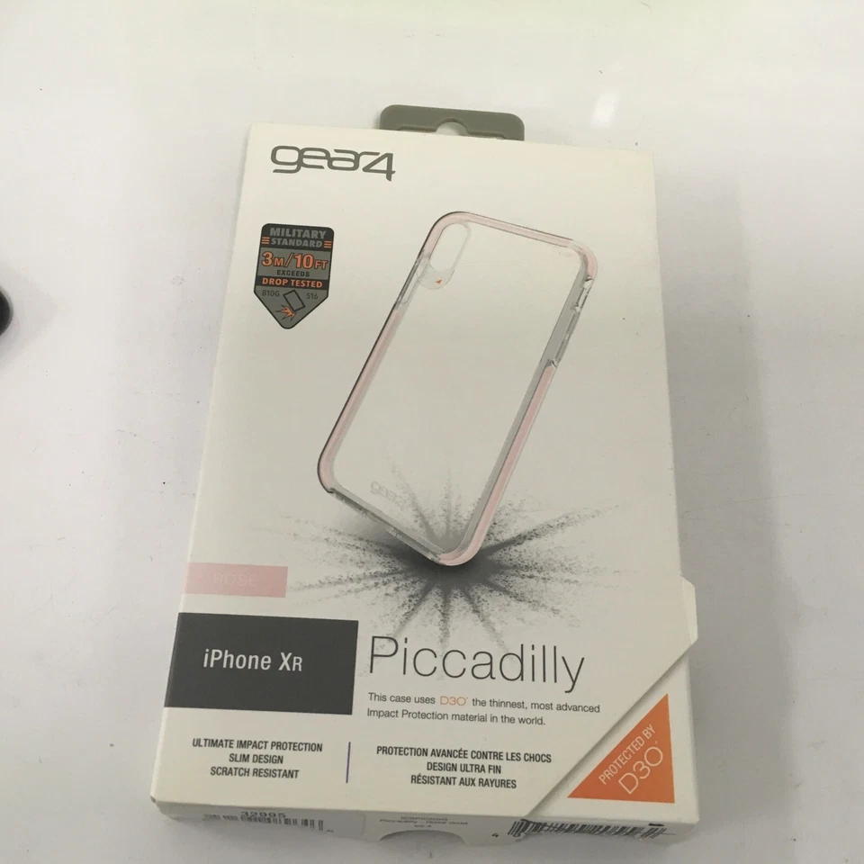 gear4 Piccadilly Case for iPhone Xr - Rose Gold / Clear - Image 1 of 1