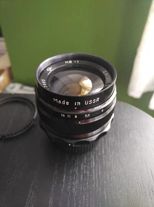 Mir-1 37mm f2.8 M42 (con tapa trasera y filtro delantero) 1971 Gran Premio de Bruselas 1958 - Imagen 1 de 15