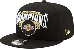 New Era Los Angeles Lakers 2020 Finals Champions Spogliatoio 9FIFTY Snapback Adj - Foto 1 di 3