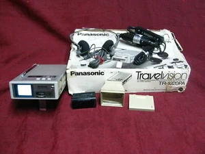 Travelvision TR-1020PA Portable Micro Black&White TV/Radio UHF/VHF AM/FM 1985 - Picture 1 of 23