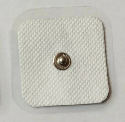 10x TENS EMS Elektroden Pads mit Druckknopf für Beurer Sanitas Geräte