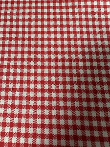 Fabric 2 Yards Red and White 100% cotton Quilting,crafting,sewing,60 Wide - Picture 1 of 2