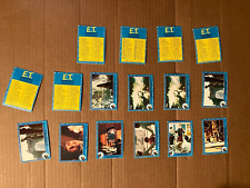 1981 OPC (O-PEE-CHEE) E.T. (THE EXTRA=TERRESTRIAL) LOT OF 16: #26,31,34,35,42+