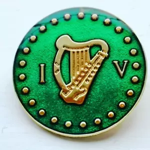 Irish Volunteers Harp Badge - Irish Republican - Foto 1 di 6